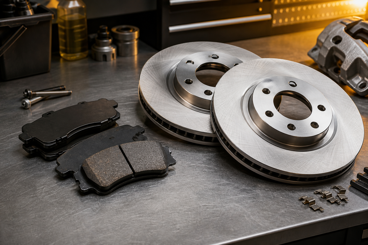 Freinage — plaquettes et disques